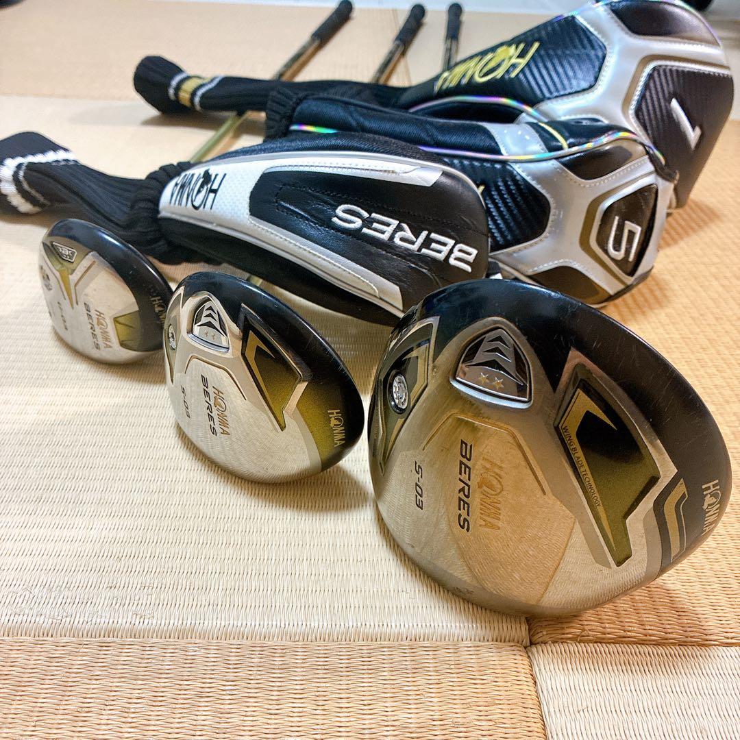 HONMA BERES S-03 2スター 3本セット 1W 5W 5U