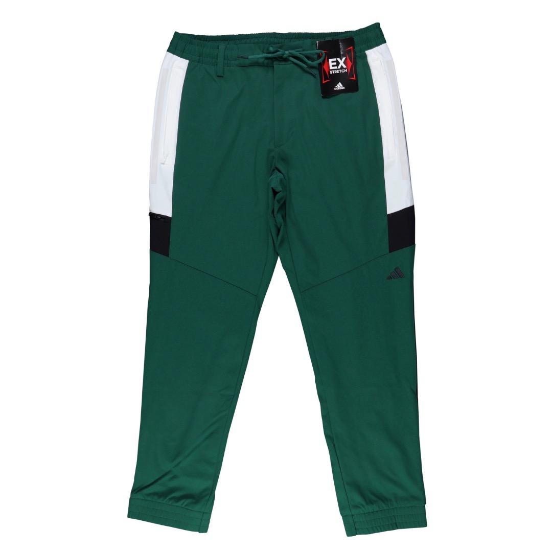 【92】秋冬 定価14,300円 アディダス ゴルフ ジョガーパンツ 緑