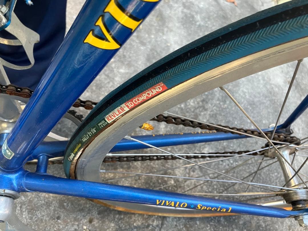 【値下げ可】vivalo NJS ピスト バイク クロモリ 青 NITTO 競輪