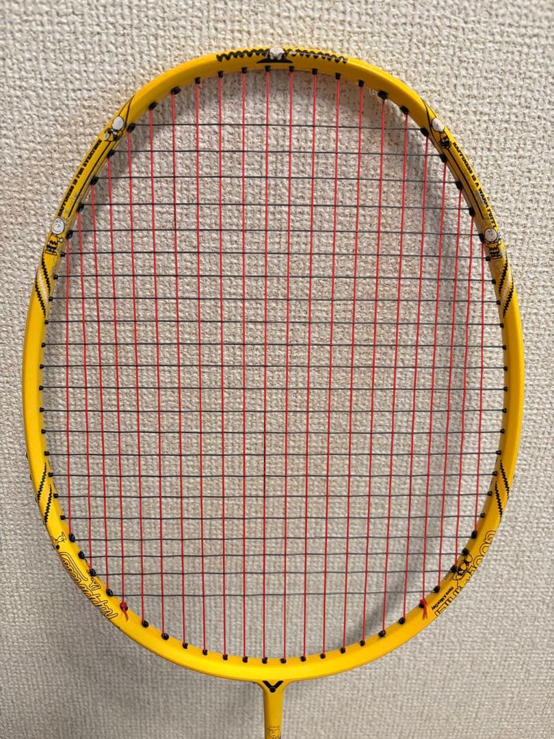 早いもの勝ち(希少)ビクター　スヌーピー 限定コラボ バドミントンラケット