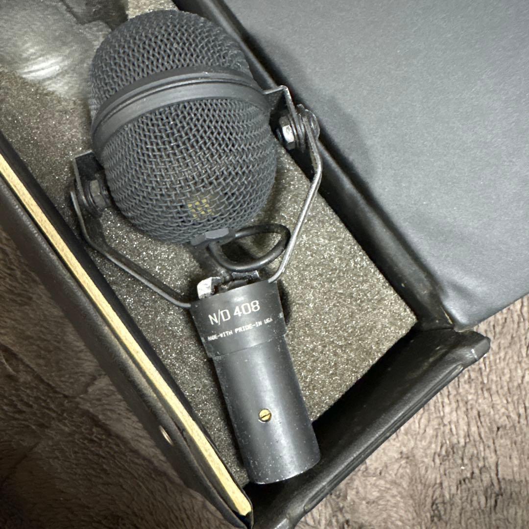Electro Voice N/D 408マイク ブラック ケース付き
