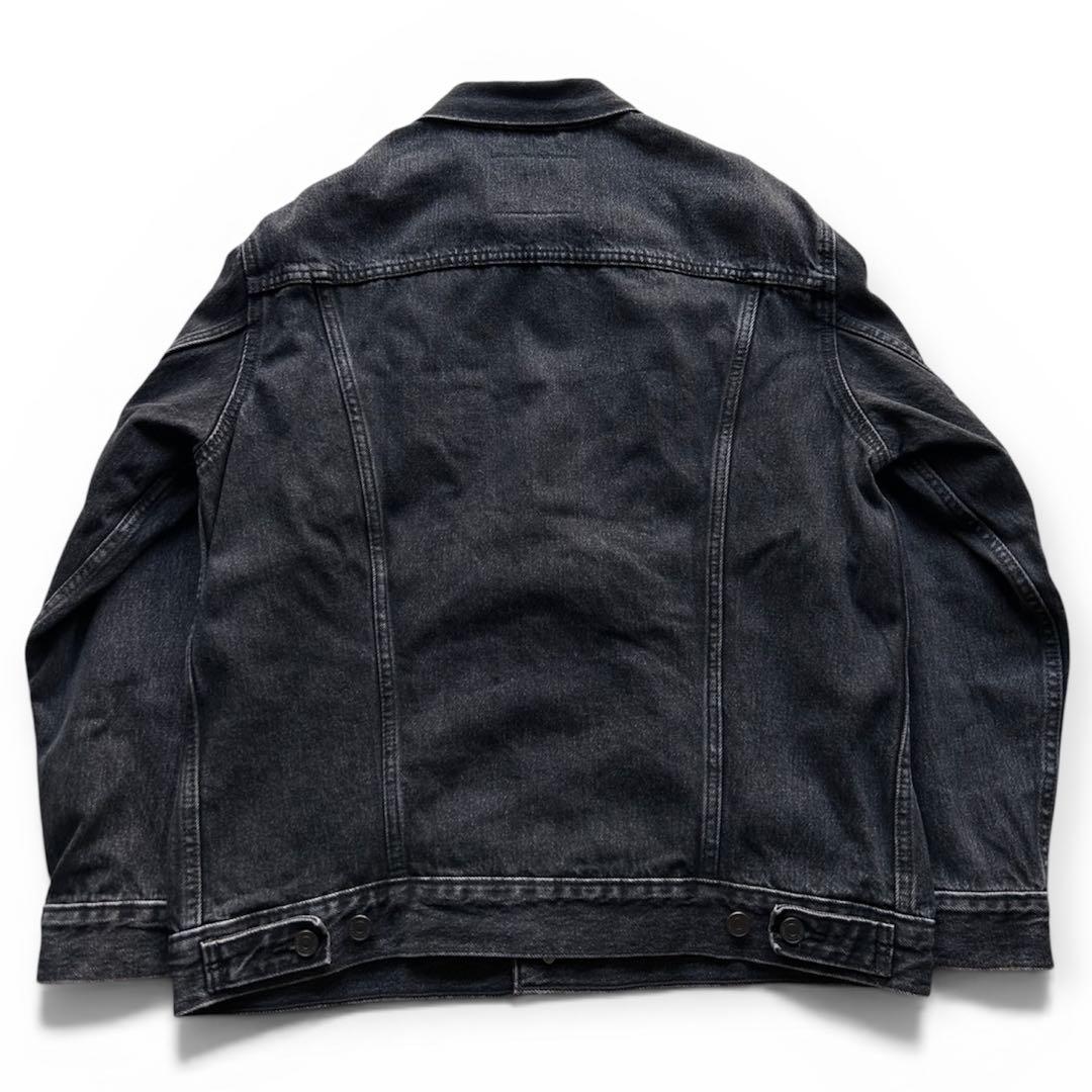 Levi's 後染めブラック　トラッカージャケット　Gジャン