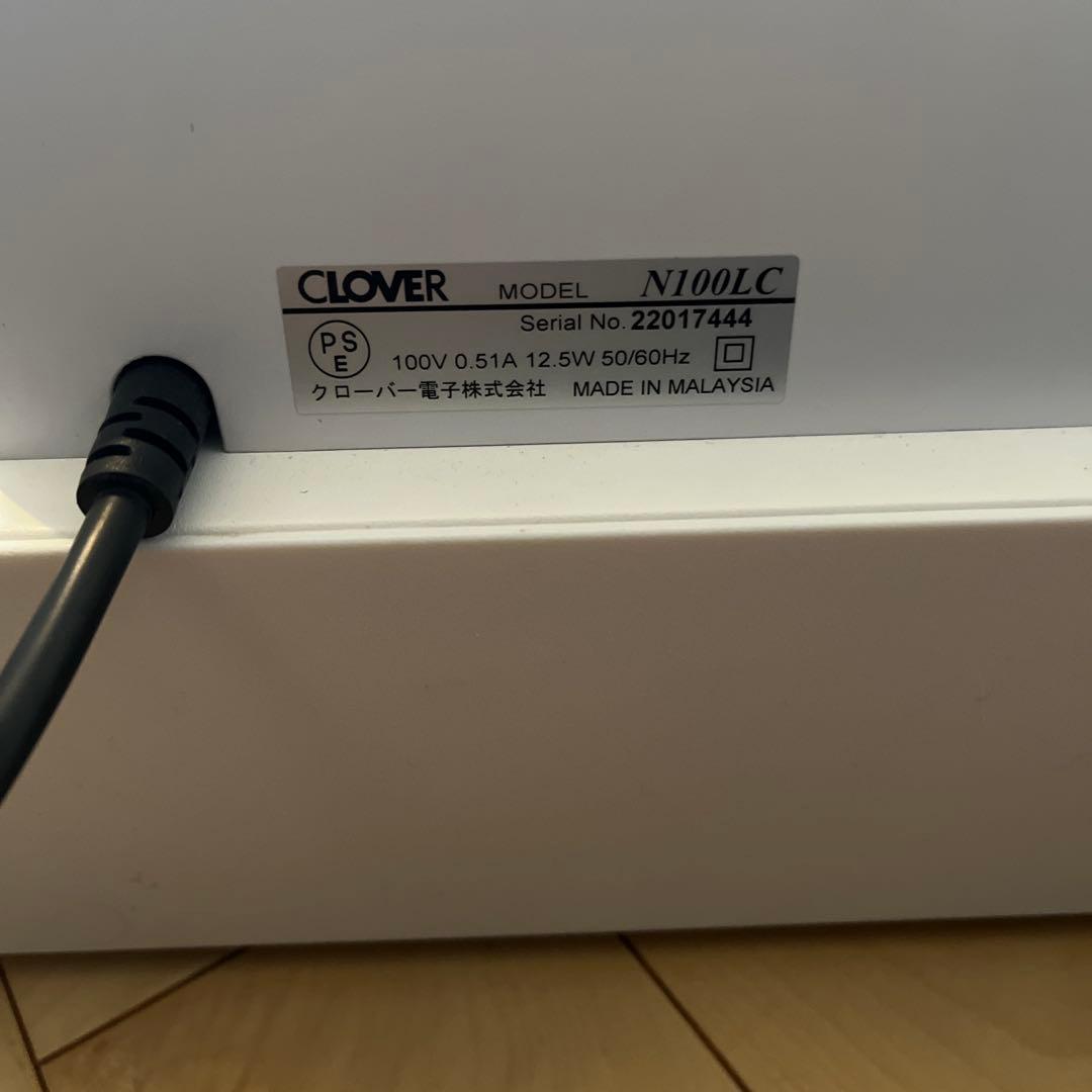 CLOVER レジスター N100LC 説明書あり 中古