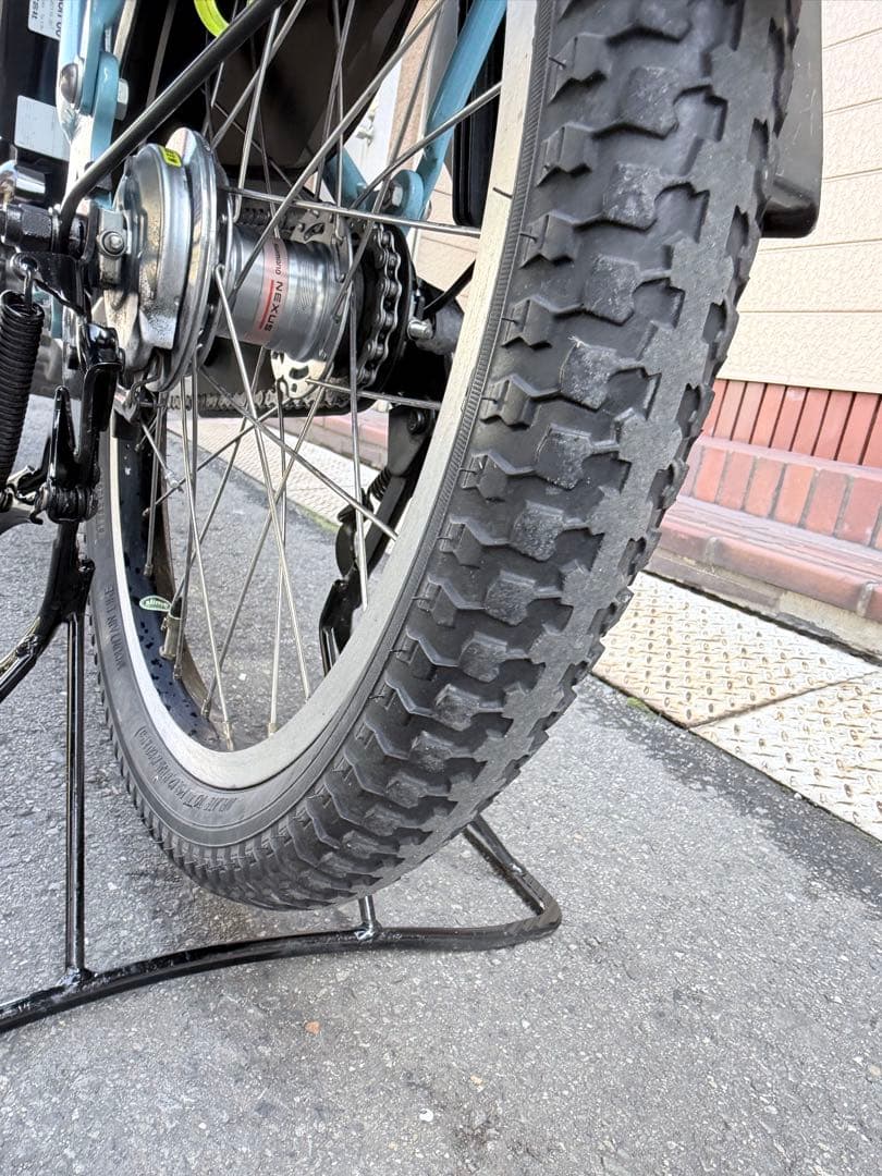 子供乗せ　3人　ヤマハ　電動アシスト自転車 水色 チャイルドシート付き