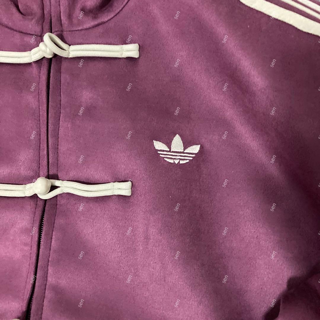 adidasアディダス 中国限定 L蛇年トラックジャケット むらさき