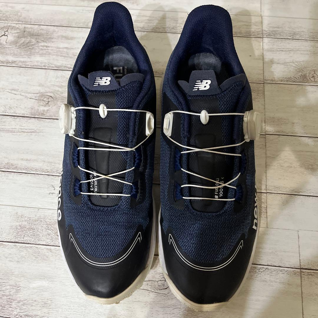 New Balance FuelCell MGS1001Nネイビーゴルフシューズ
