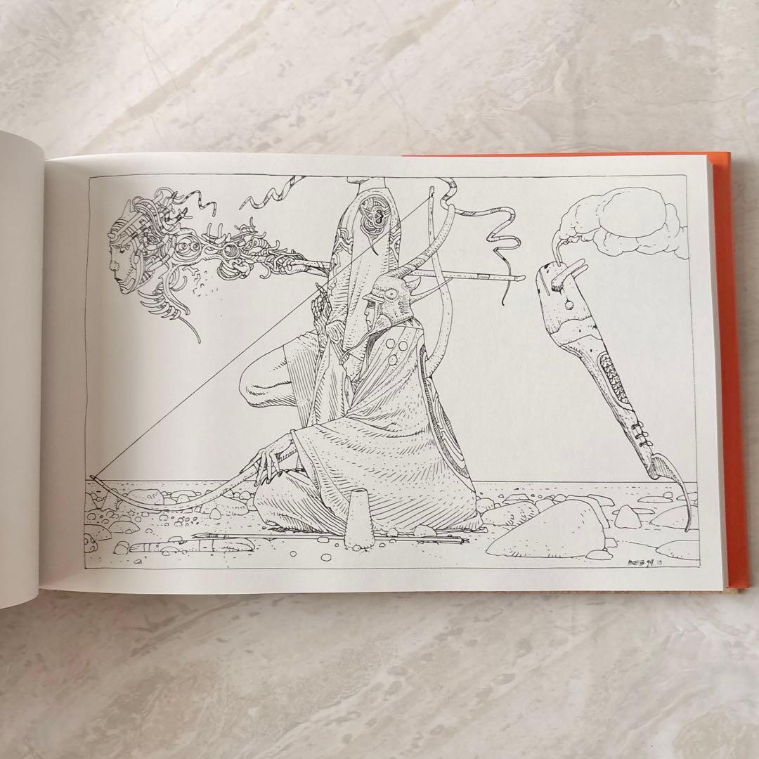 B砂漠の40日間 メビウス MOEBIUS 画集