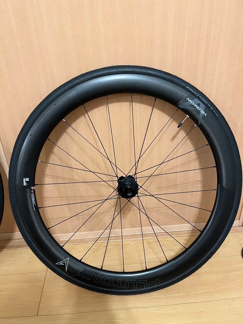 Velomann plutonium 50 カーボンホイールセット