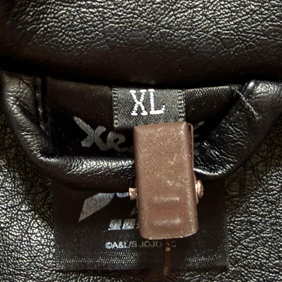 【美品】Xrage ジョジョ　空条承太郎 エコレーザージャケット
