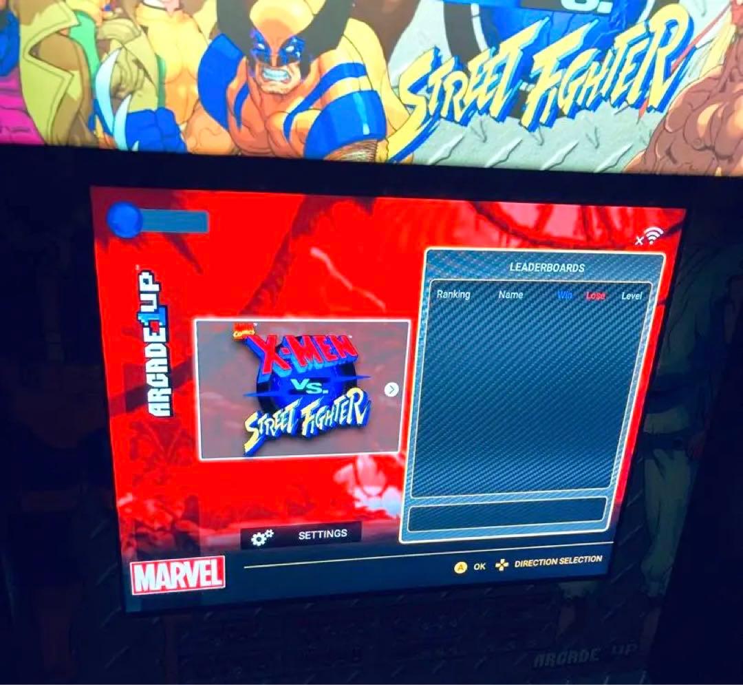 Arcade 1UP X-men VS ストリートファイター WiFi対応
