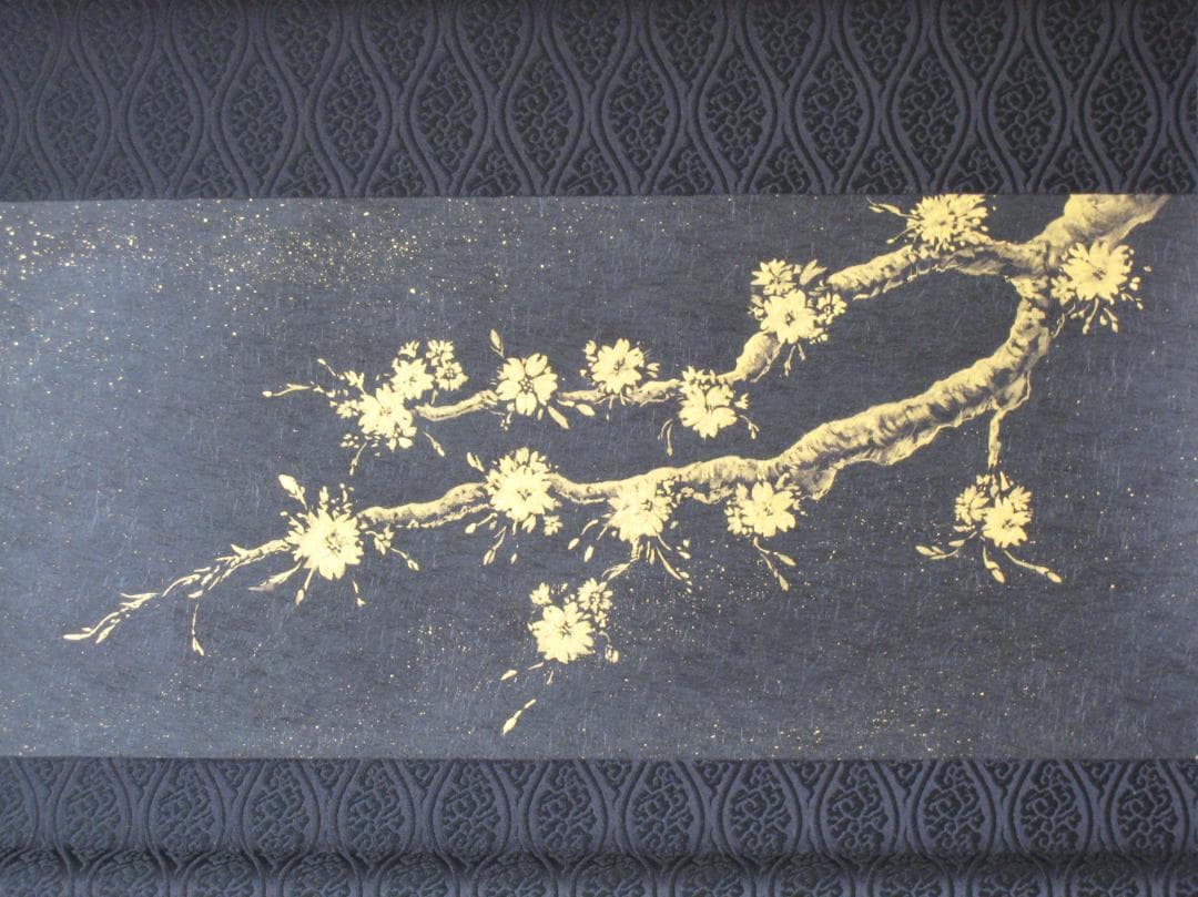 ミニ掛け軸　桜(さくら)◆絵師 白道 (真筆・新品) タペストリー