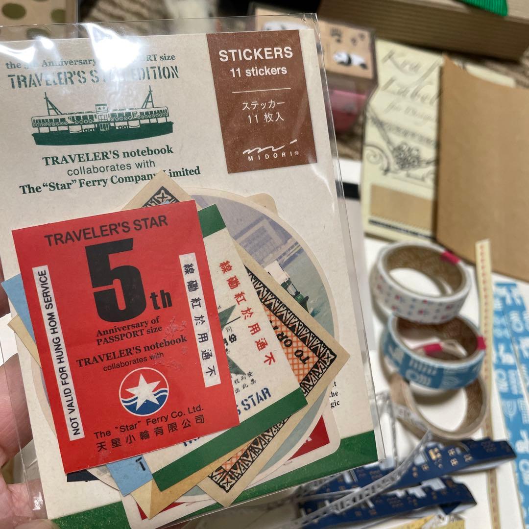 文房具　書籍　トラベラーズノートステッカー　まとめ売り