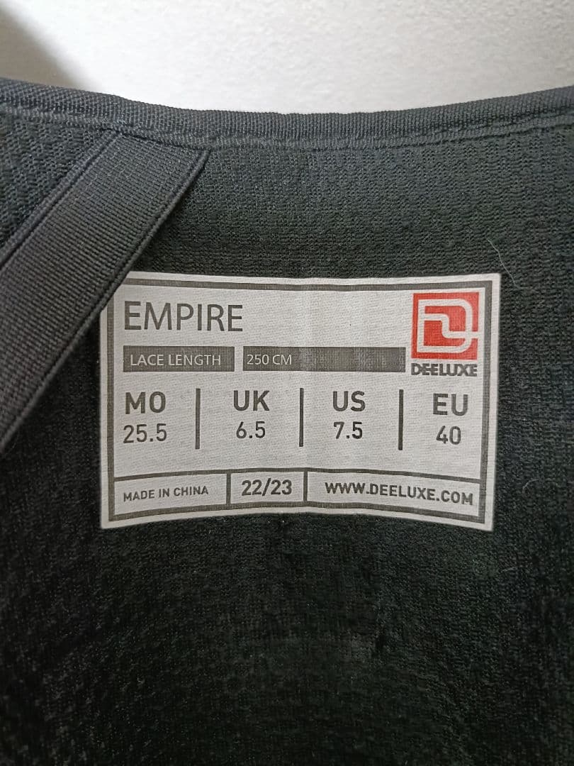 スノーボード DEELUXE EMPIRE 25.5cm