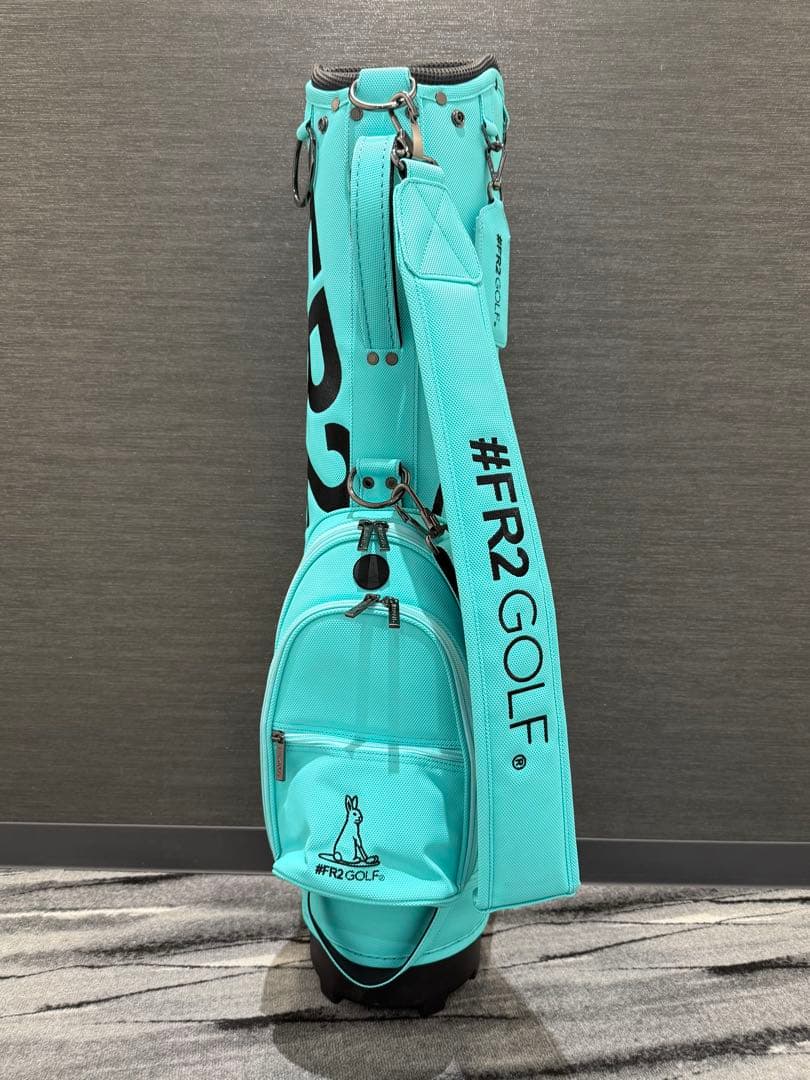 【極美品】FR2GOLF 沖縄限定 キャディバッグ ターコイズブルー 1回使用