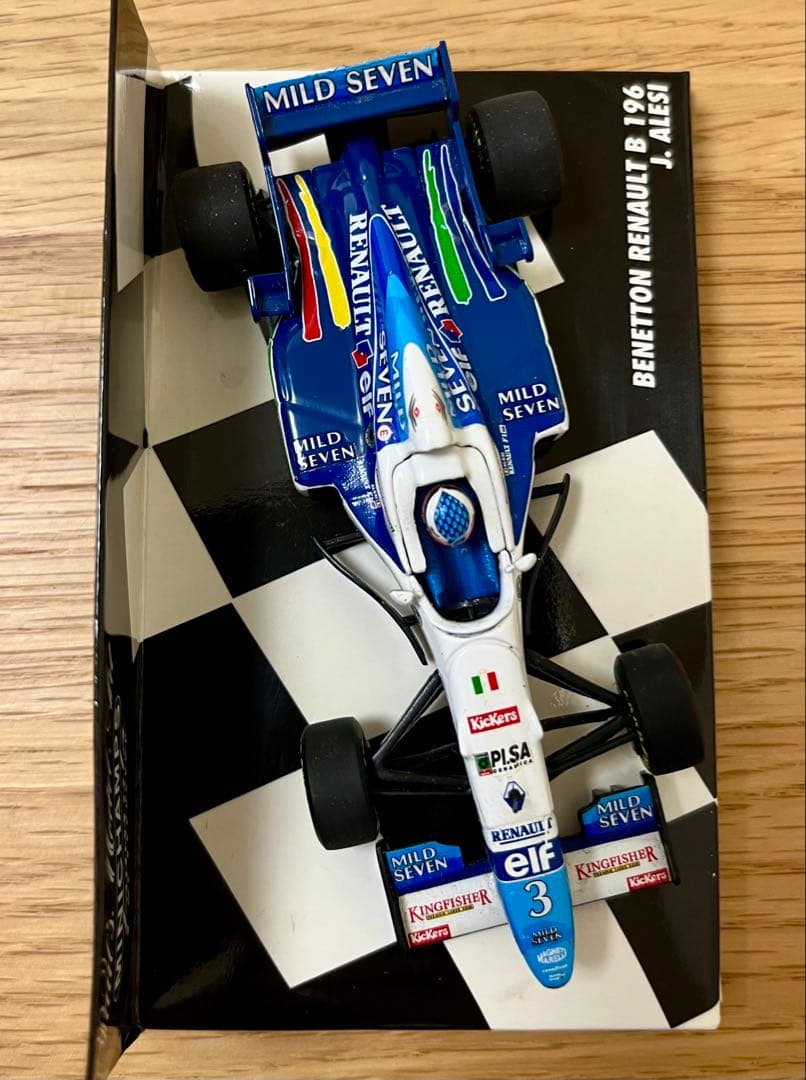 MINICHAMPS ベネトン・ルノー B196 J.アレジ マイルドセブン仕様