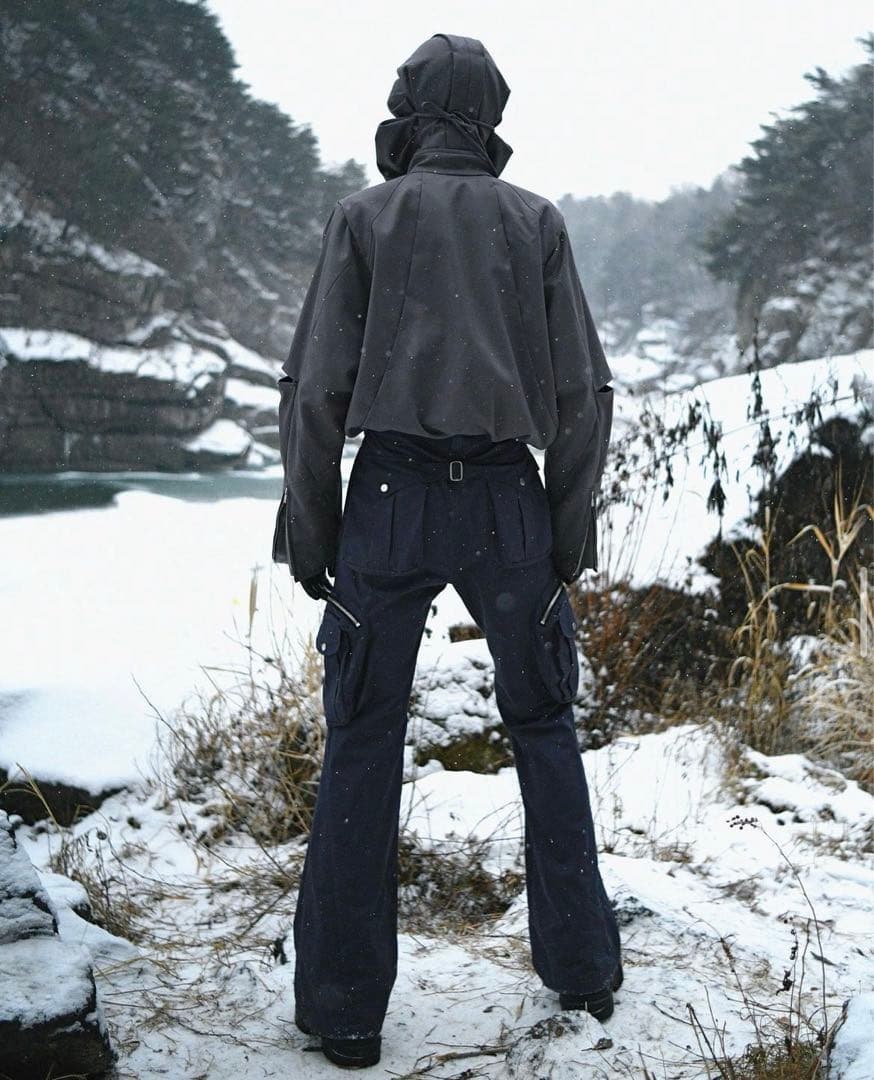 パンツ fff postal service flare cargos pants