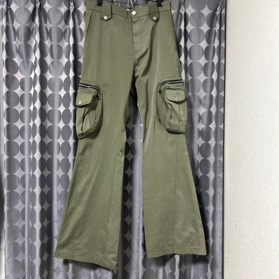 パンツ fff postal service flare cargos pants