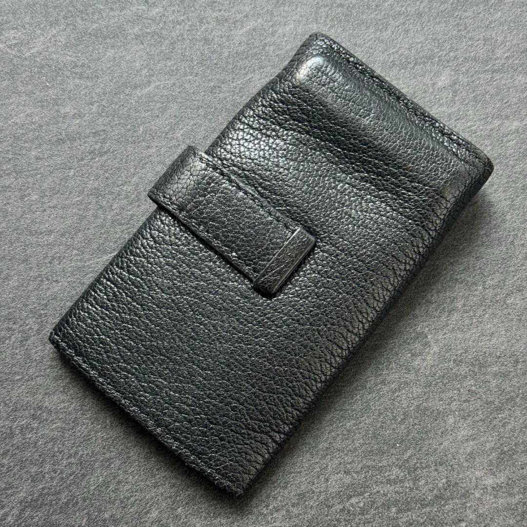 HERMES エルメス べアン キーケース ブラック シェーブル