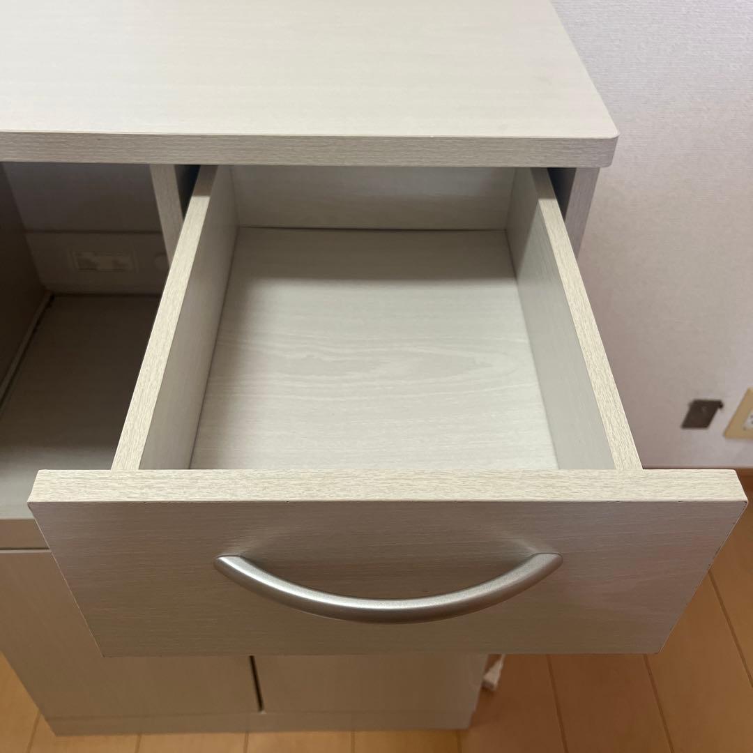 【たのメル便】カップボード　キッチンボード　電源ソケット付き