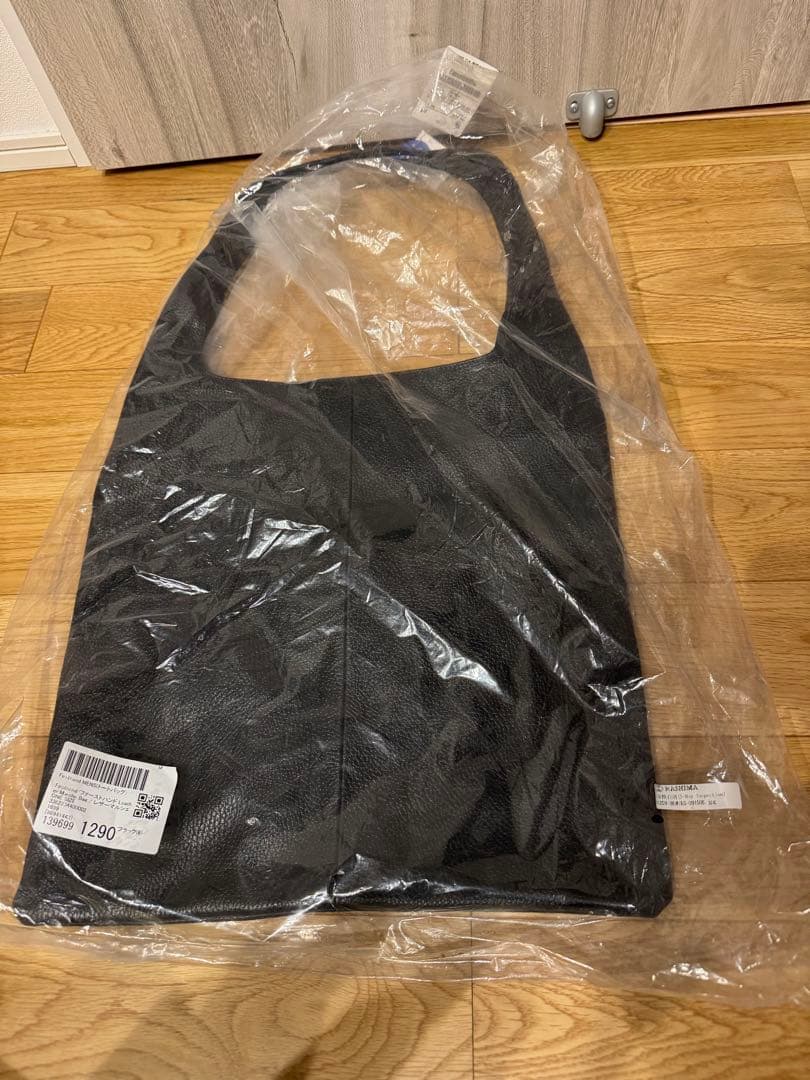 【新品】 トートバッグ firsthand　本革 ブラック　肩掛け　撥水