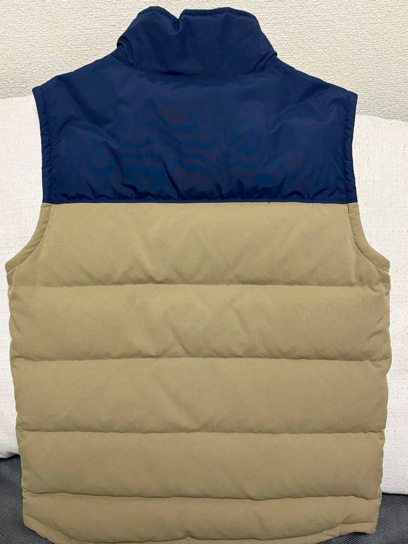 モ*ト様 patagonia ダウンベスト ネイビー/ベージュ