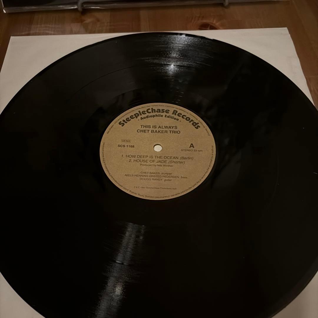 【中古LP】Chet Baker 4枚セット (Audiophile版)
