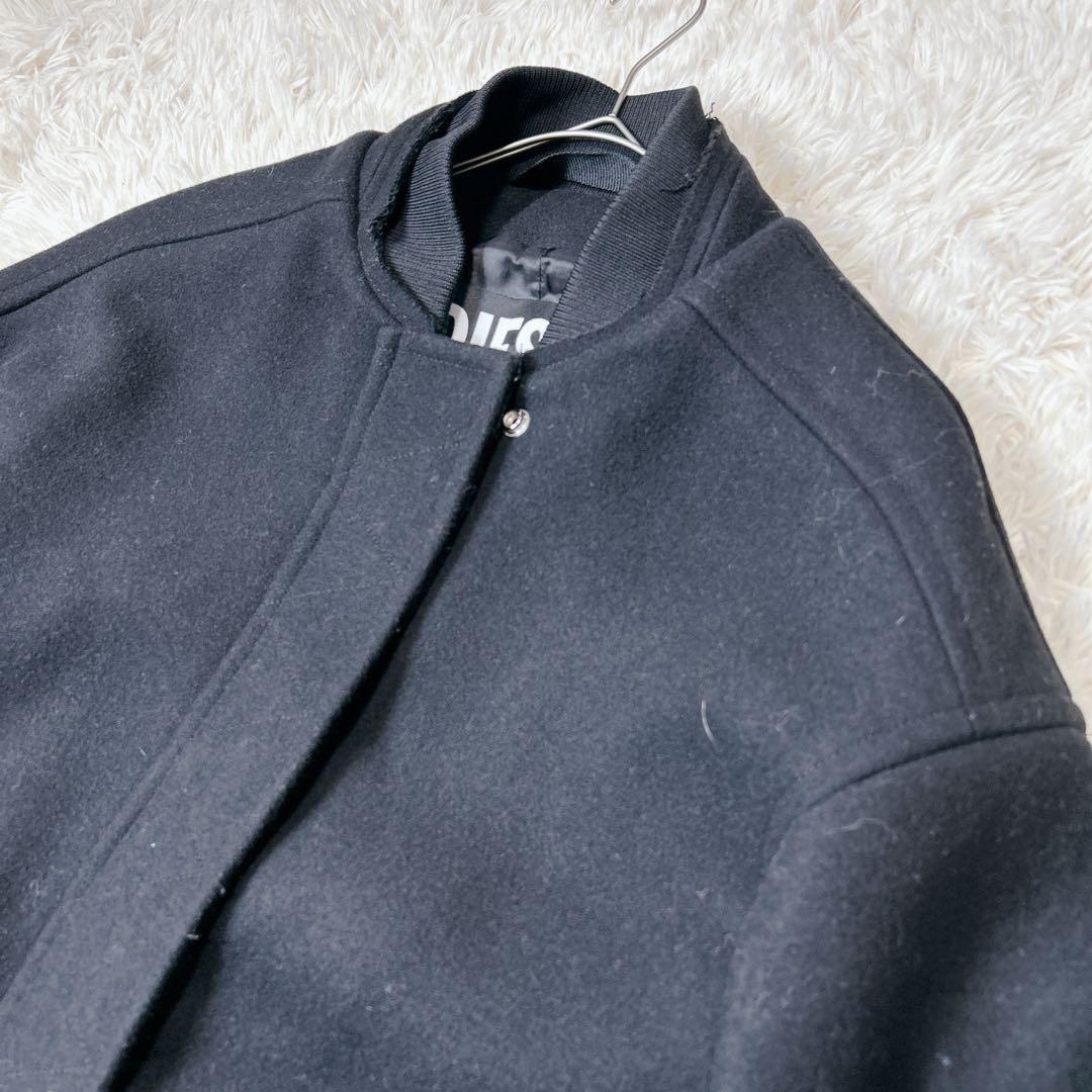 極美品✨定価6万以上　DIESEL ディーゼル ウールステッチコート 黒