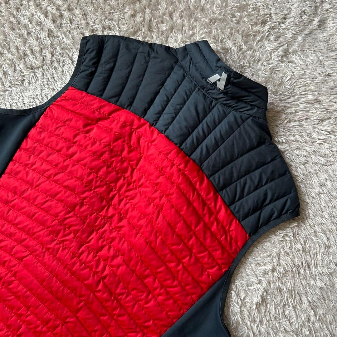 エディーバウアー 00s 800fil down vest L red
