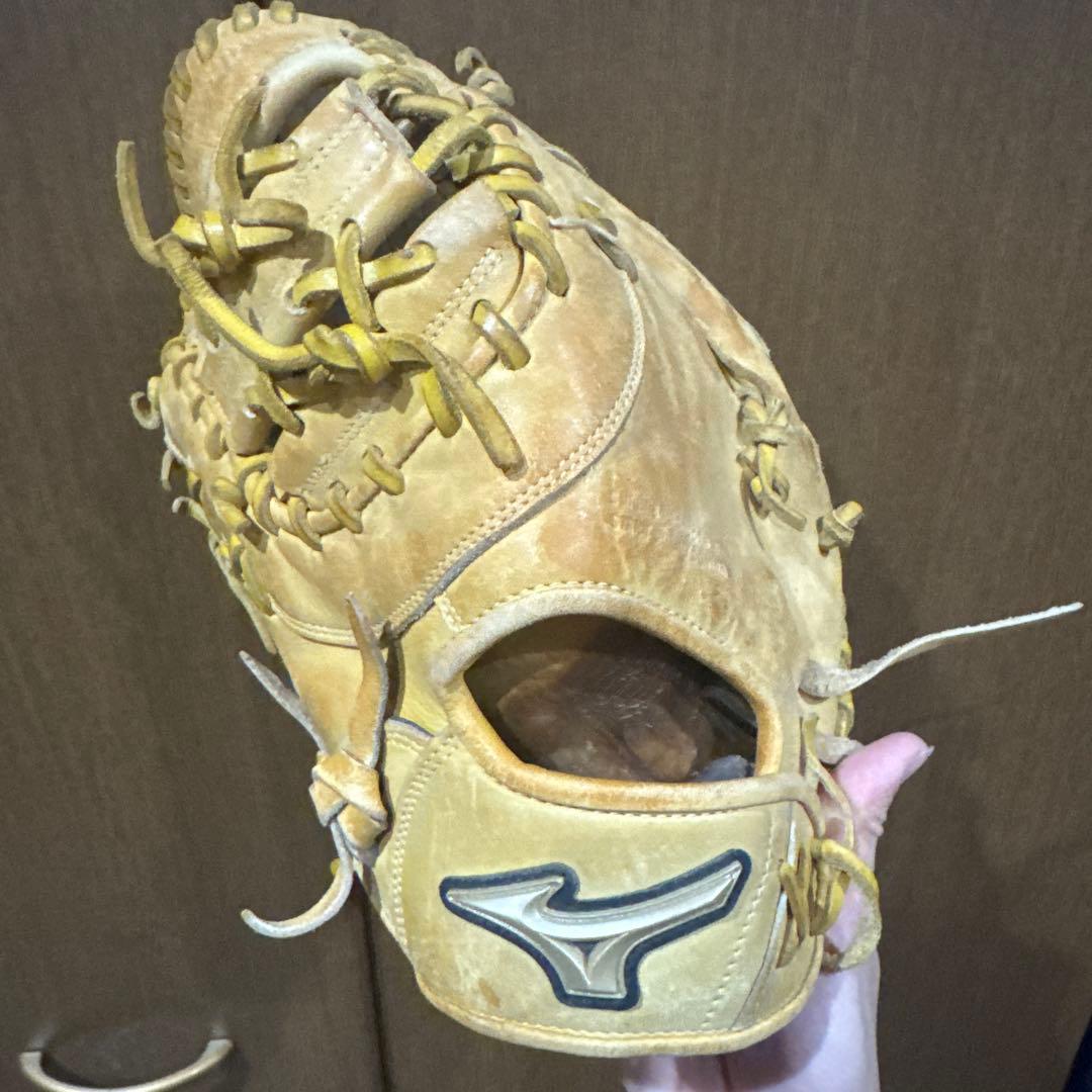 Global Elite 軟式ファーストミットイエロー 少年野球用 左利き