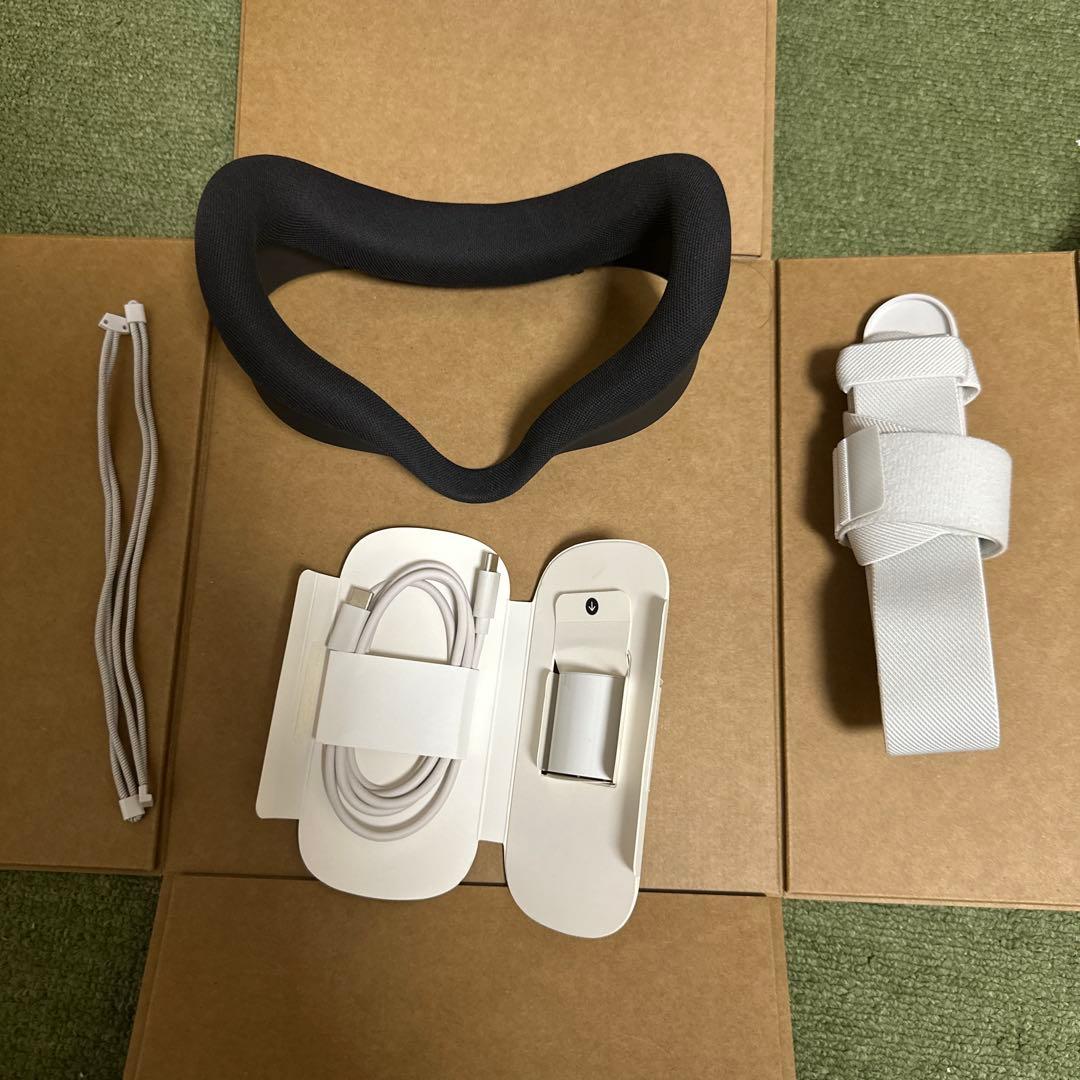  Quest 3S 128GB VRヘッドセット 純正アクセサリー付き
