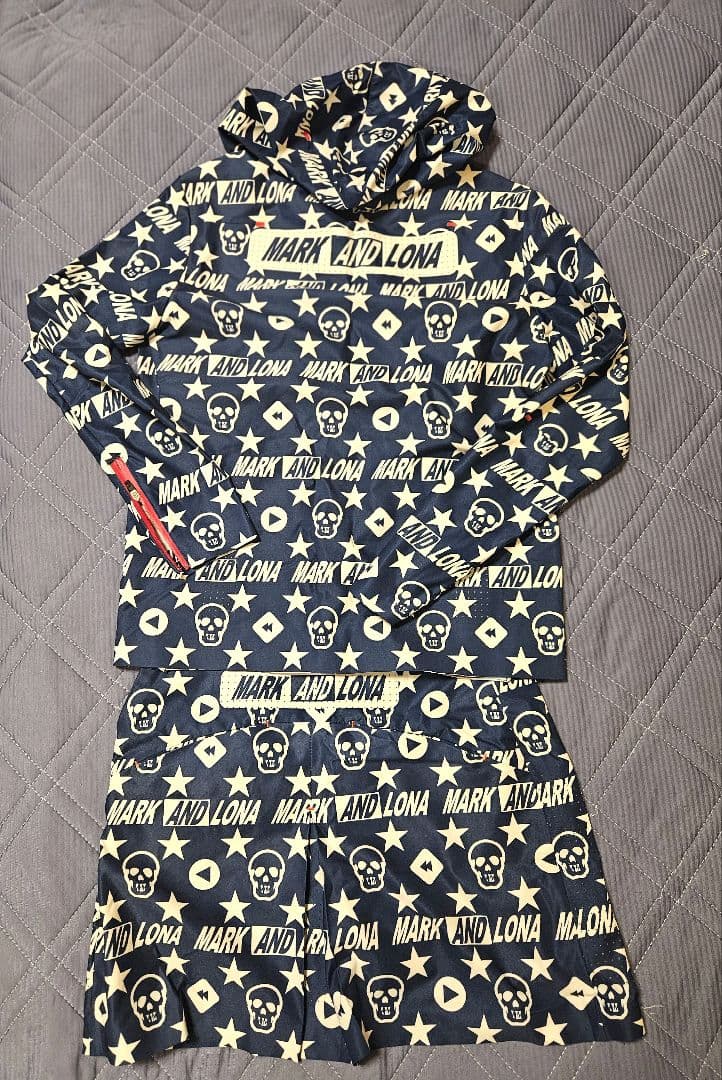 ☆美品☆MARK＆LONA☆セットアップ　ネイビー　36size