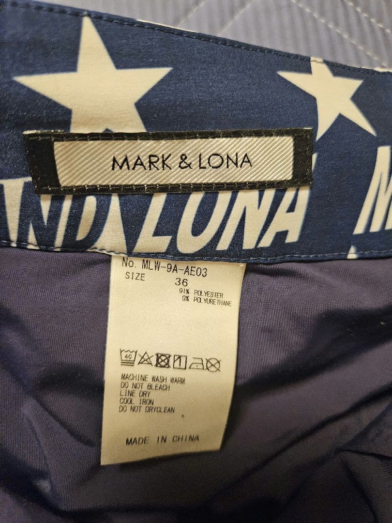 ☆美品☆MARK＆LONA☆セットアップ　ネイビー　36size
