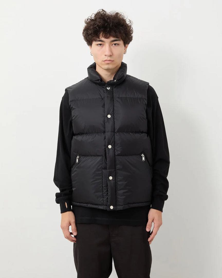 ら*ど様 nonnative/EXPLORER DOWN VEST/BLACK/