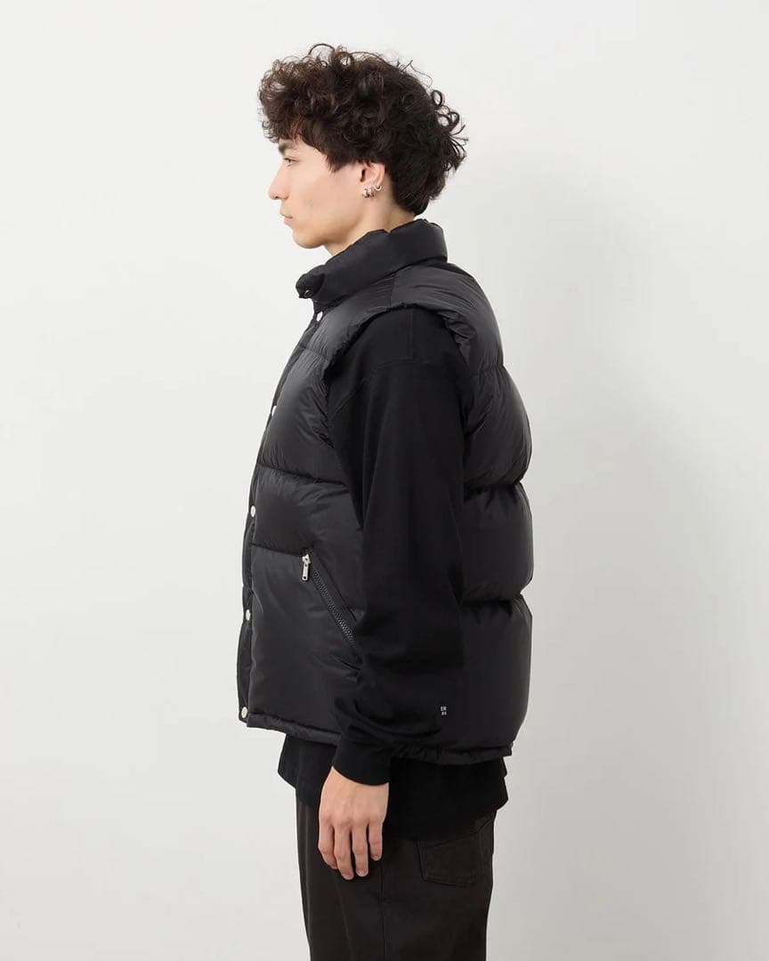 ら*ど様 nonnative/EXPLORER DOWN VEST/BLACK/