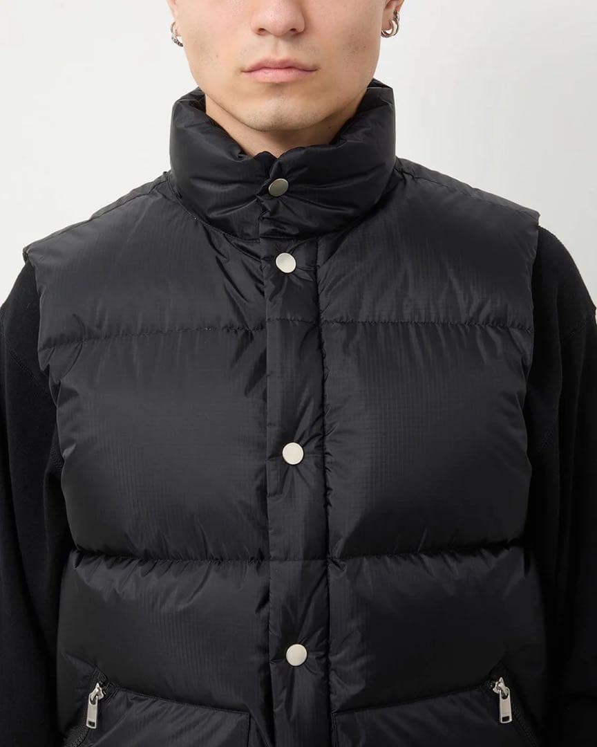 ら*ど様 nonnative/EXPLORER DOWN VEST/BLACK/
