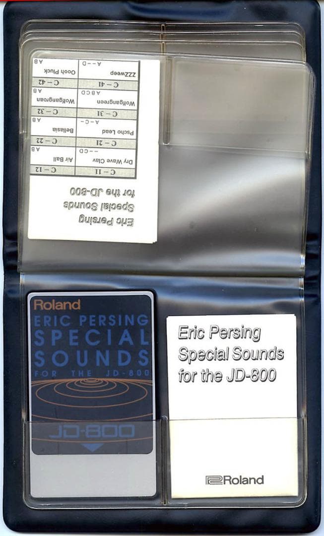 Roland JD-800 Eric Persing サウンドカード