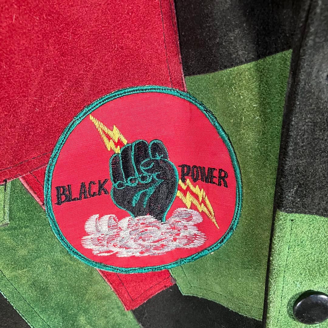 BLACK POWER スエードジャケット ヴィンテージ希少
