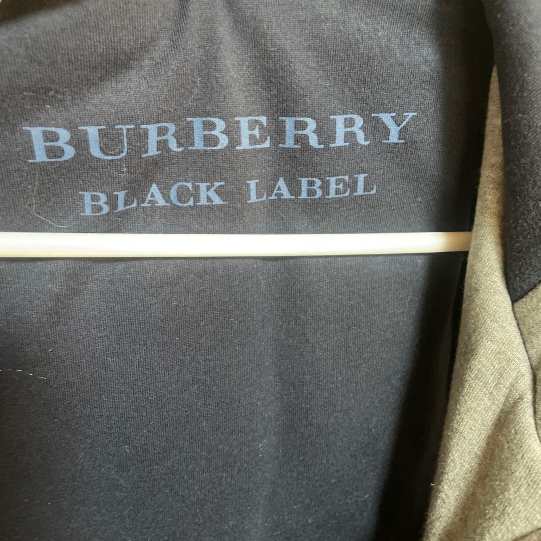 BURBERRY BLACK LABEL フード付きダウンベスト
