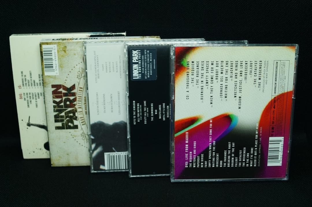 【中古CD+DVD】リンキン・パーク「CD+ライヴDVD 5作セット」含限定盤