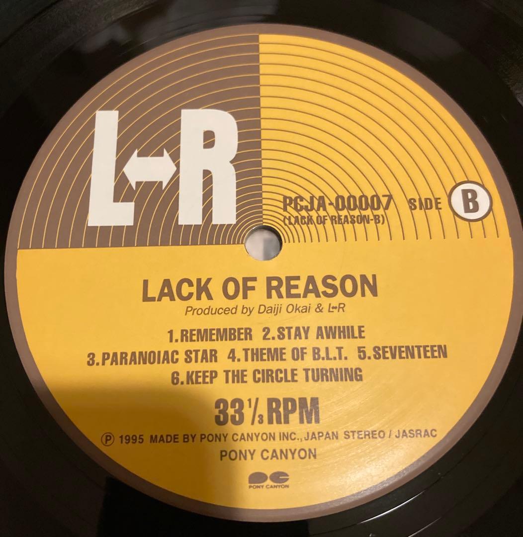 L↔︎R Lack Of Reason LP レコード