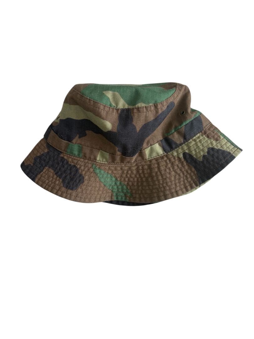 old stussy バケットハット usa製 カモフラ ラスタ