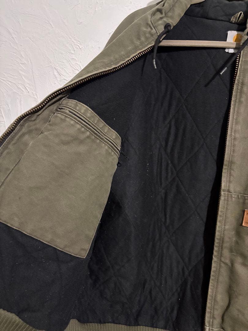 Carhartt アクティブジャケット　アーミーグリーン　L