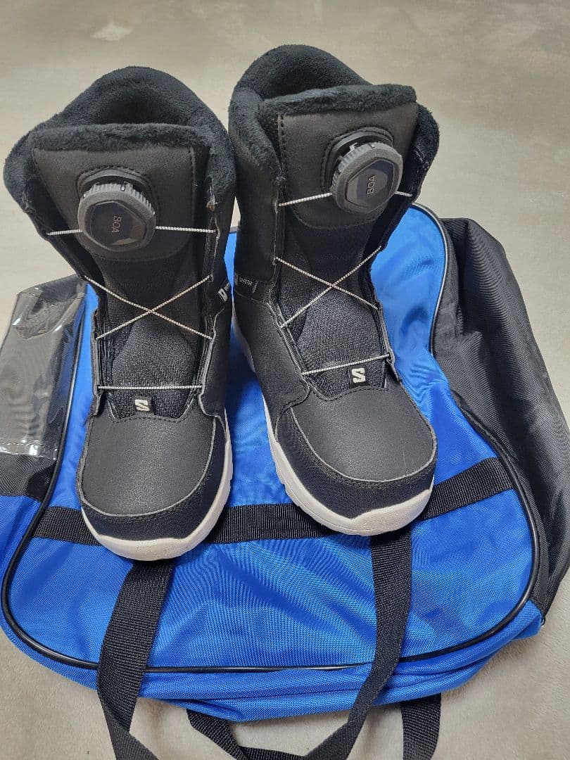 SPOON スノーボード 板 SALOMONブーツセット 子供用 キッズ