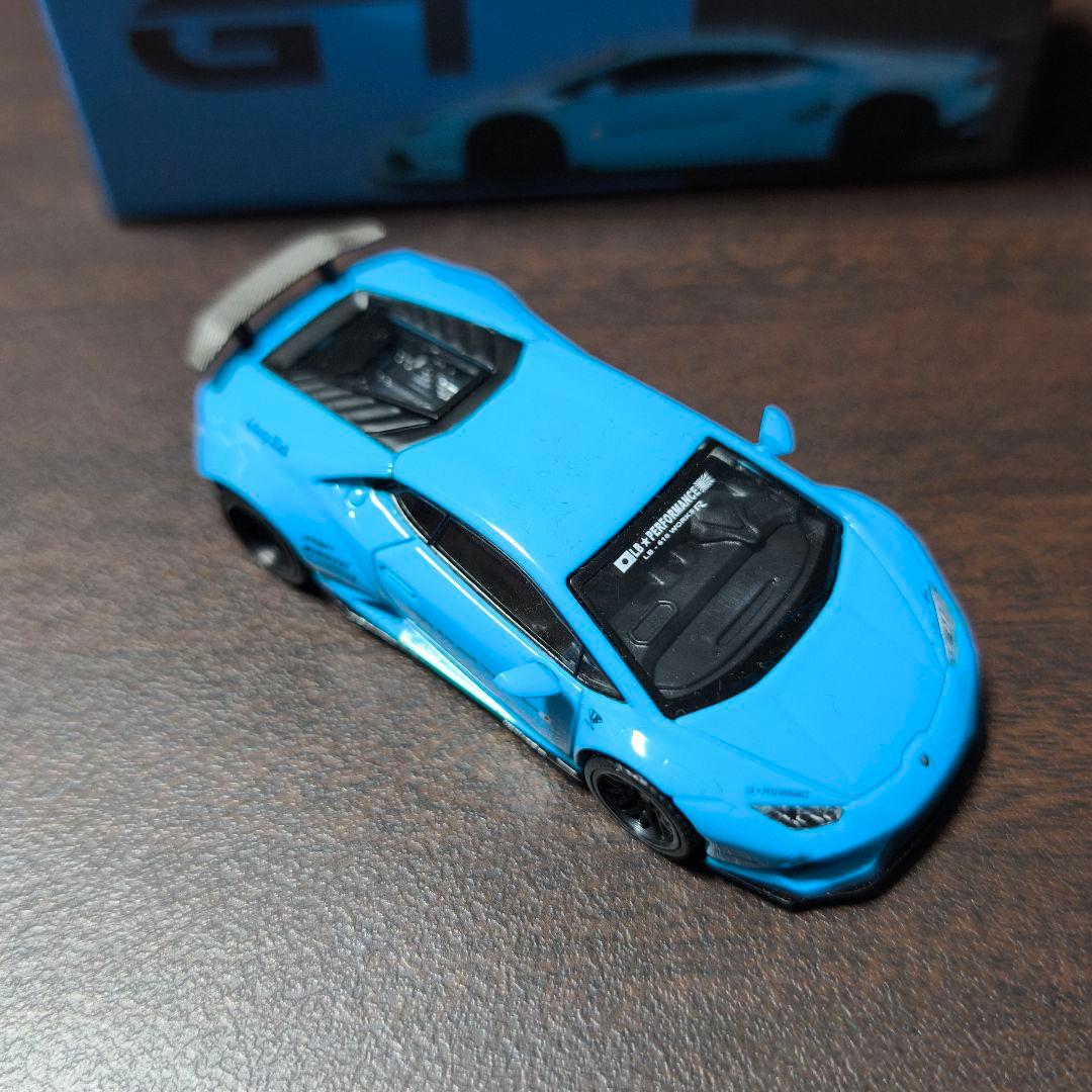 MINI GT LB★WORKSランボルギーニウラカン ver.1ライトブルー左