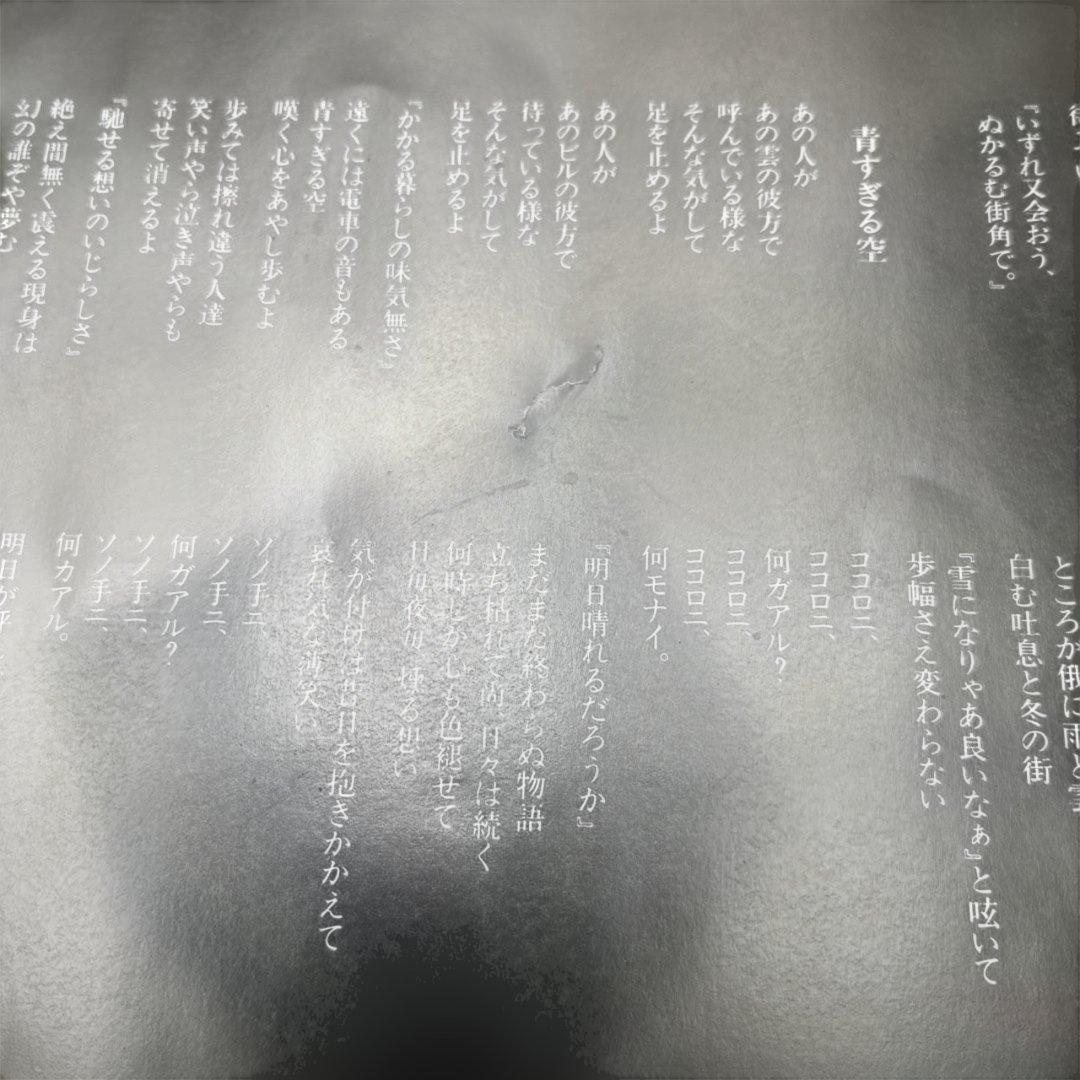 eastern youth イースタンユース　レコード　旅路ニ季節ガ燃エ落チル