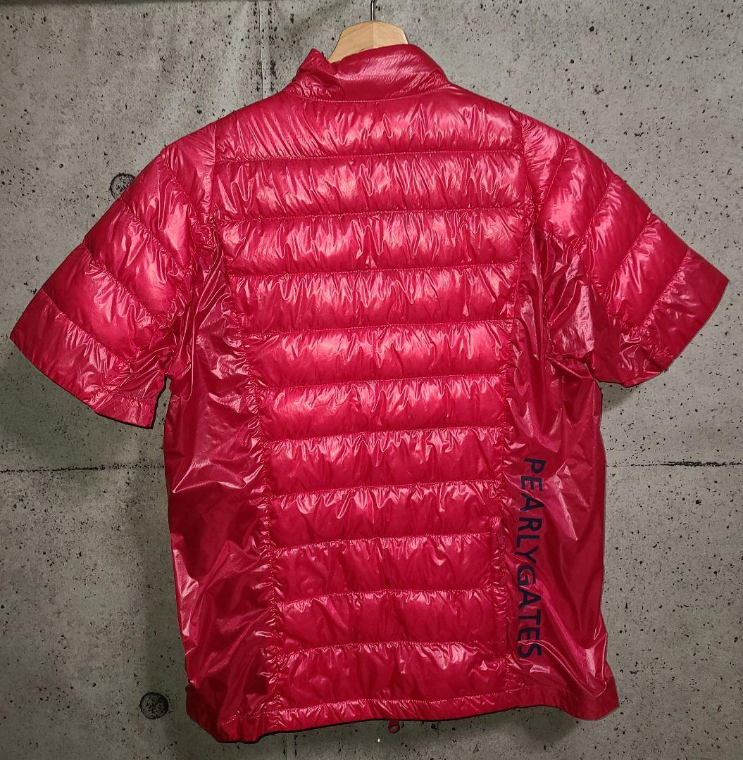 PEARLY GATES 半袖 ダウン 薄手 ピンク 春向け　【美品】Size4