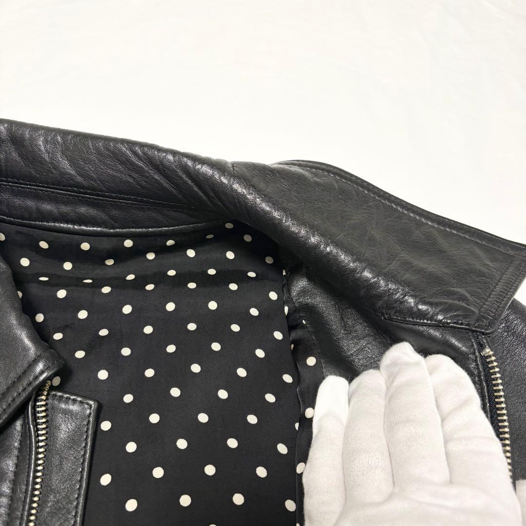 【美品】WACKO MARIA ワコマリア レザージャケット 黒 S