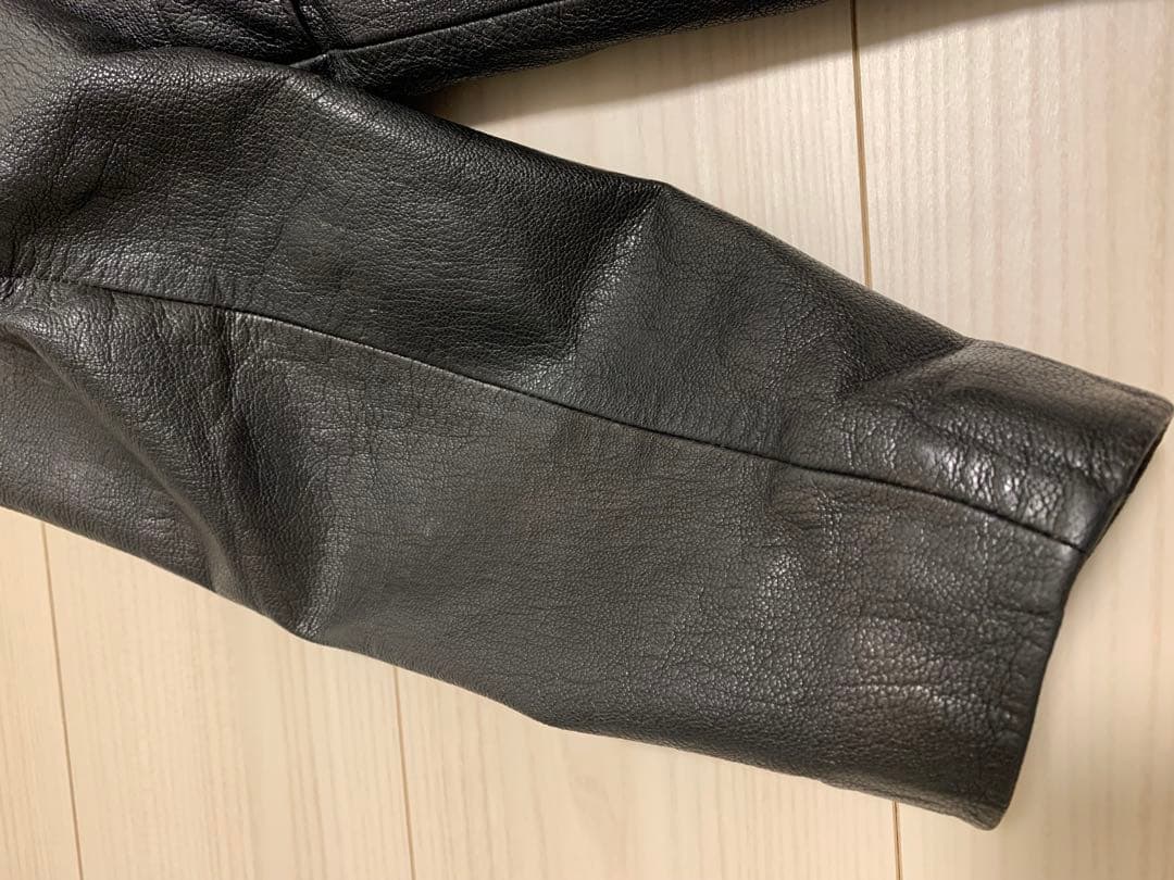 1940s MASENS スウェーデン軍　ダブルレザー ジャケット