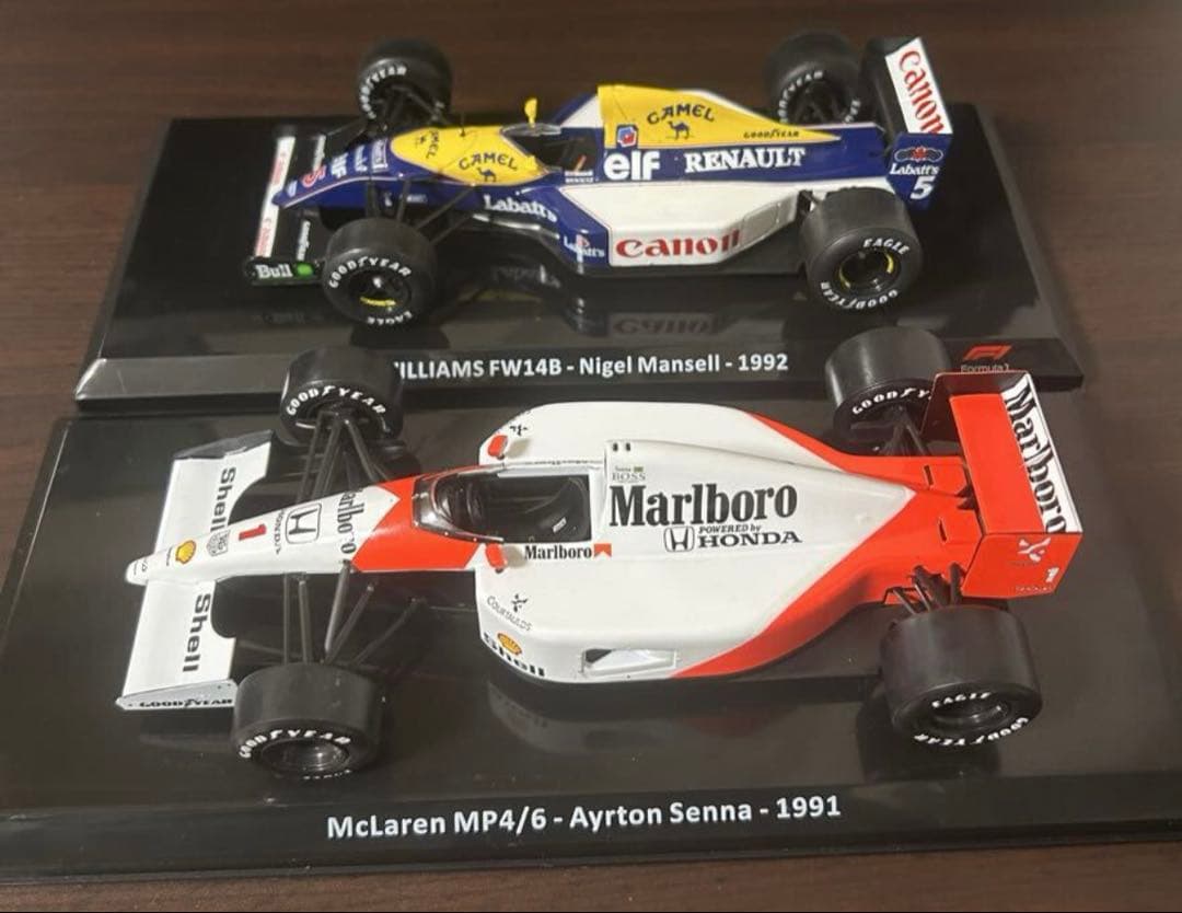 ビッグスケールF1コレクション　セナ　MP4/6 マンセル　FW14B セット