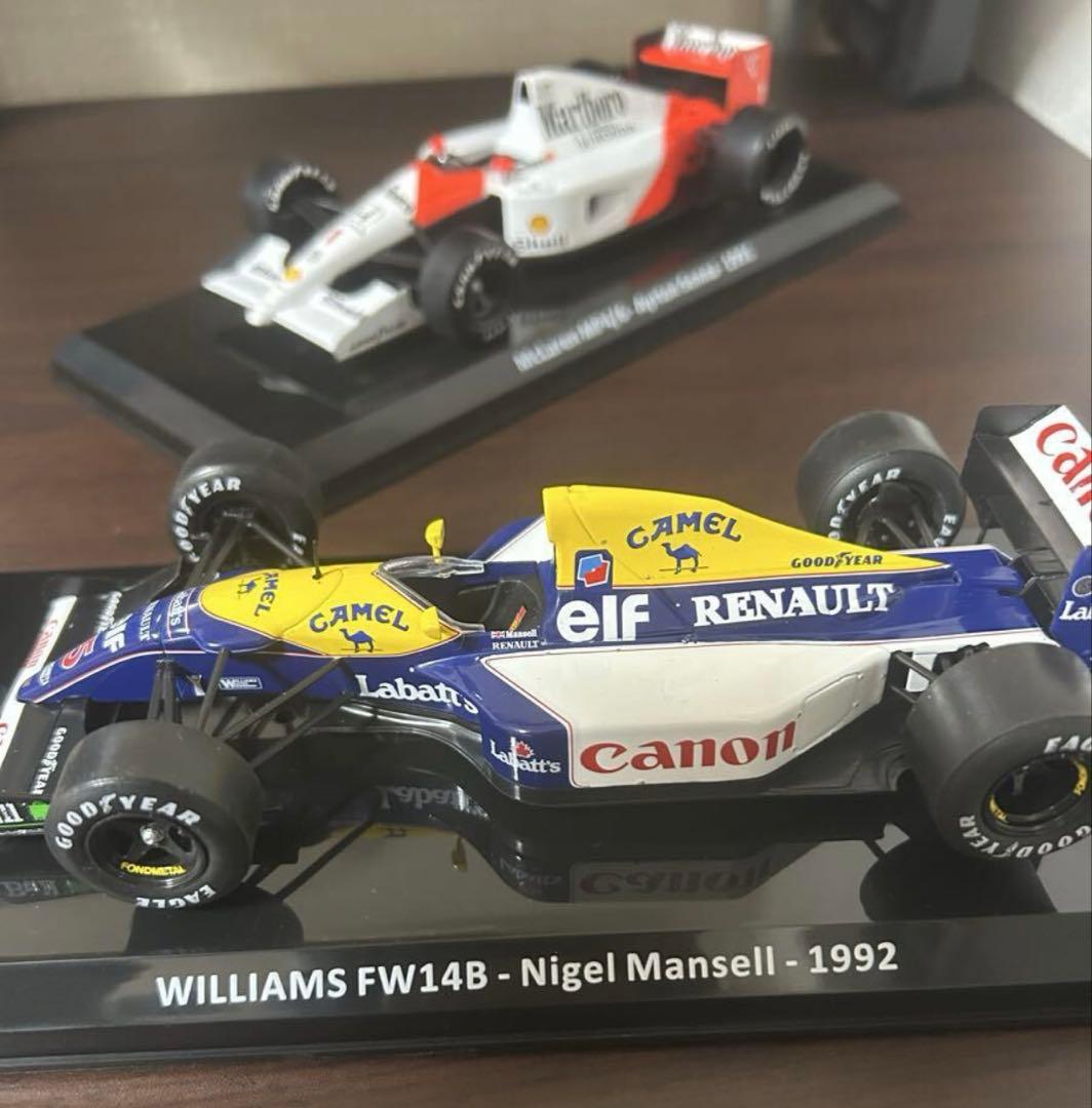 ビッグスケールF1コレクション　セナ　MP4/6 マンセル　FW14B セット